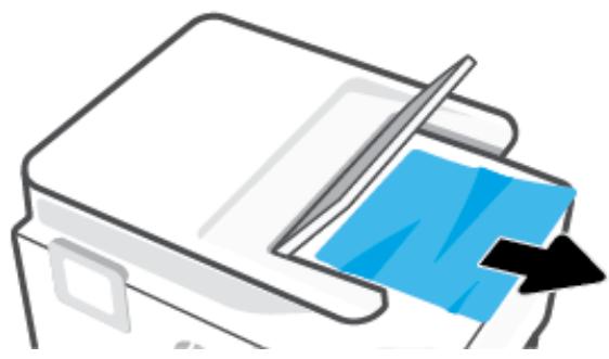 HP OFFICEJET PRO 8023 - Pour éliminer un bourrage papier dans le chargeur de documents - 8