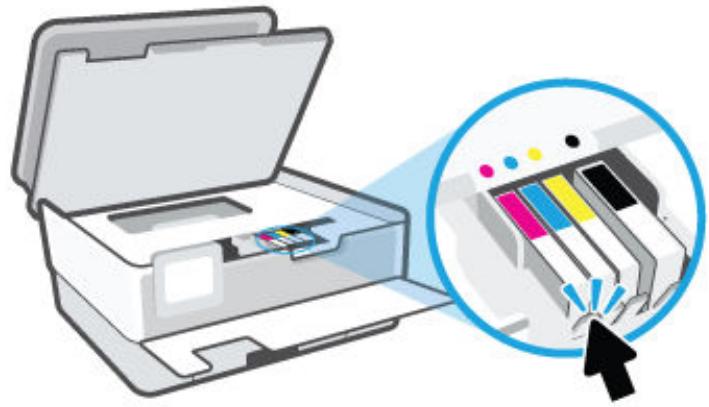 HP OFFICEJET PRO 8023 - Pour remplacer les cartouches - 4