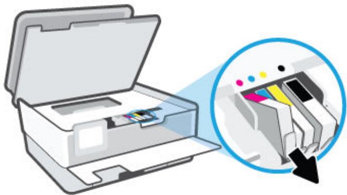 HP OFFICEJET PRO 8023 - Pour remplacer les cartouches - 5