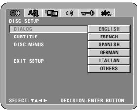 DENON 2900 GOLD - DISC MENUS - 1