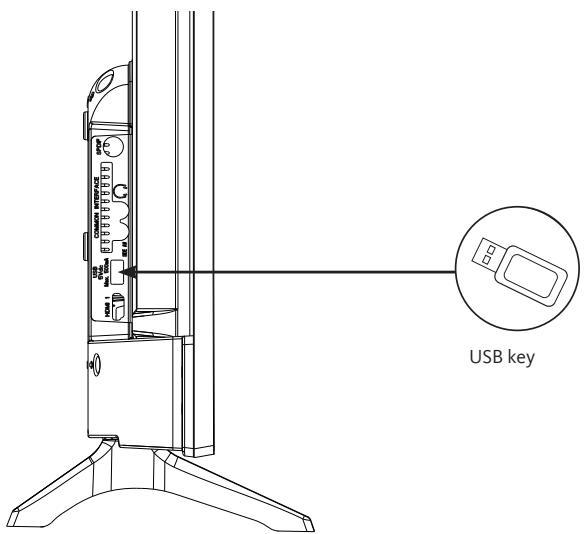 LISTO 32HD843 - Connection with a composite cable - 2