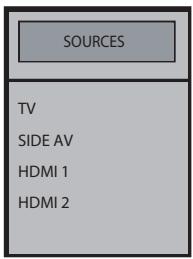 LISTO 32HD843 - Sélection de la source - 1