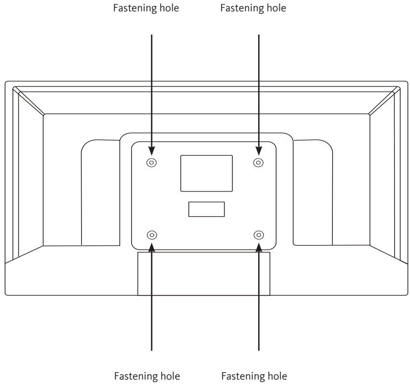 LISTO 32HD843 - INSTALLING A WALL BRACKET - 1