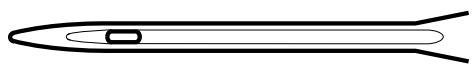 PFAFF ELEMENT C1105 - Aguja lanceolada - 1