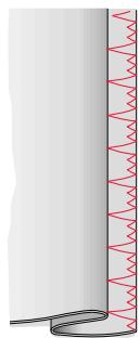 PFAFF ELEMENT C1105 - Punto de dobladillo invisible elástico - 4