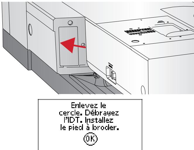 PFAFF ELEMENT C1105 - Conexión de la unidad de bordado - 2