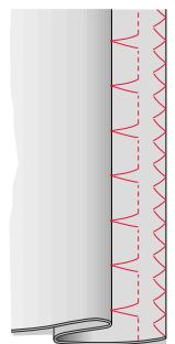 PFAFF ELEMENT C1105 - Punto de dobladillo invisible elástico - 3