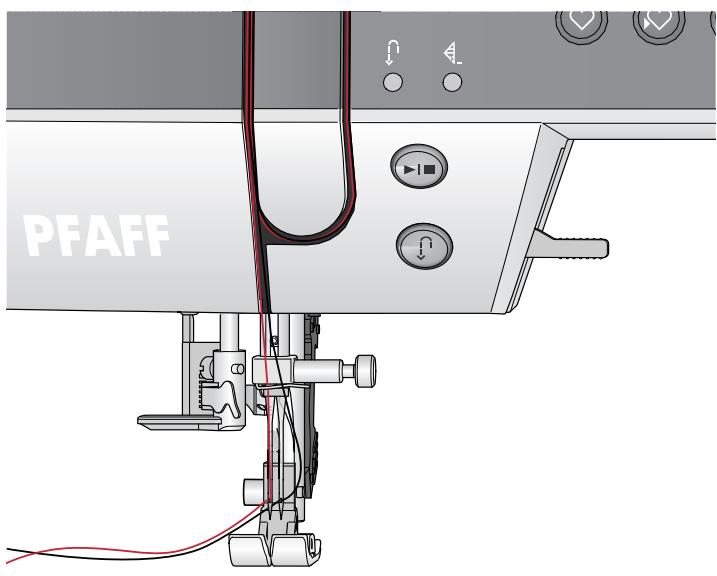 PFAFF ELEMENT C1105 - Enhebrado de la aguja doble - 2