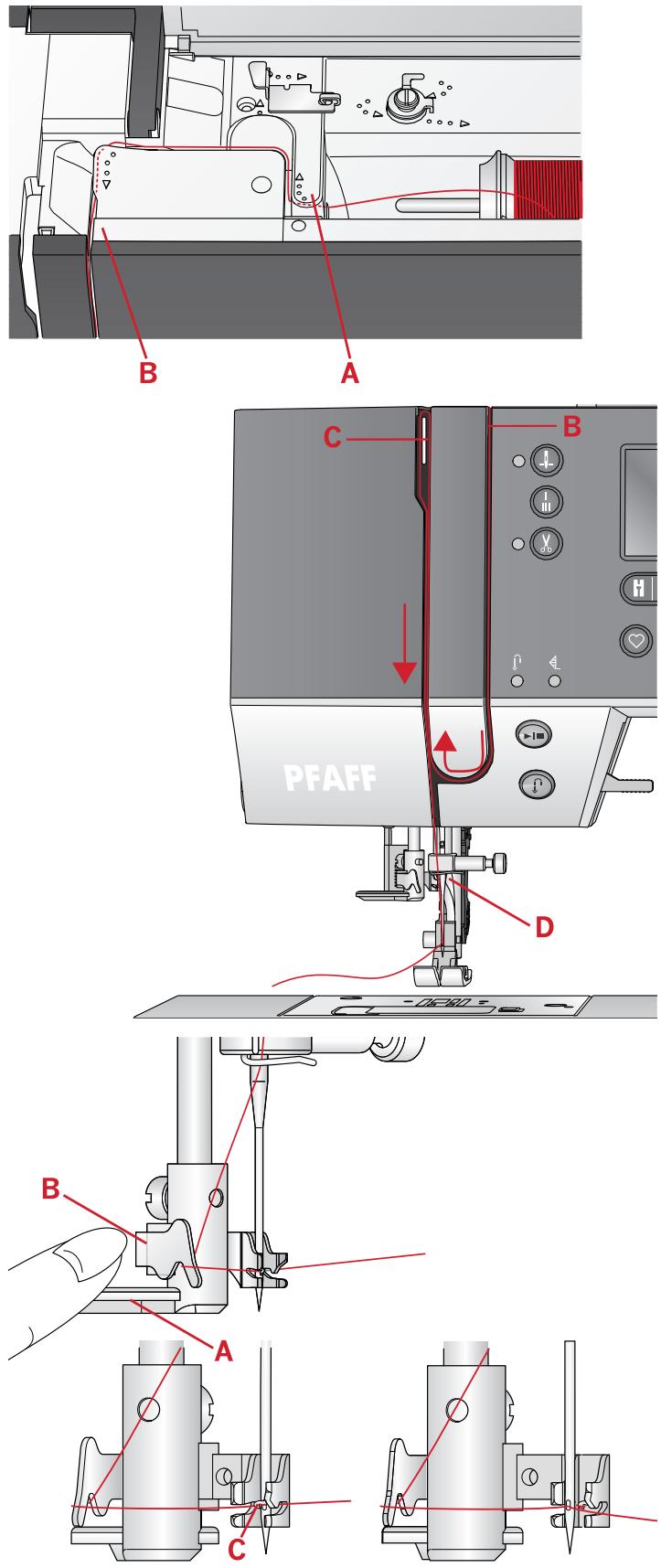 PFAFF ELEMENT C1105 - Enhebrador automático - 1