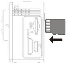 DENVER ACT-8030W - Utilisation de la carte de stockage - 1