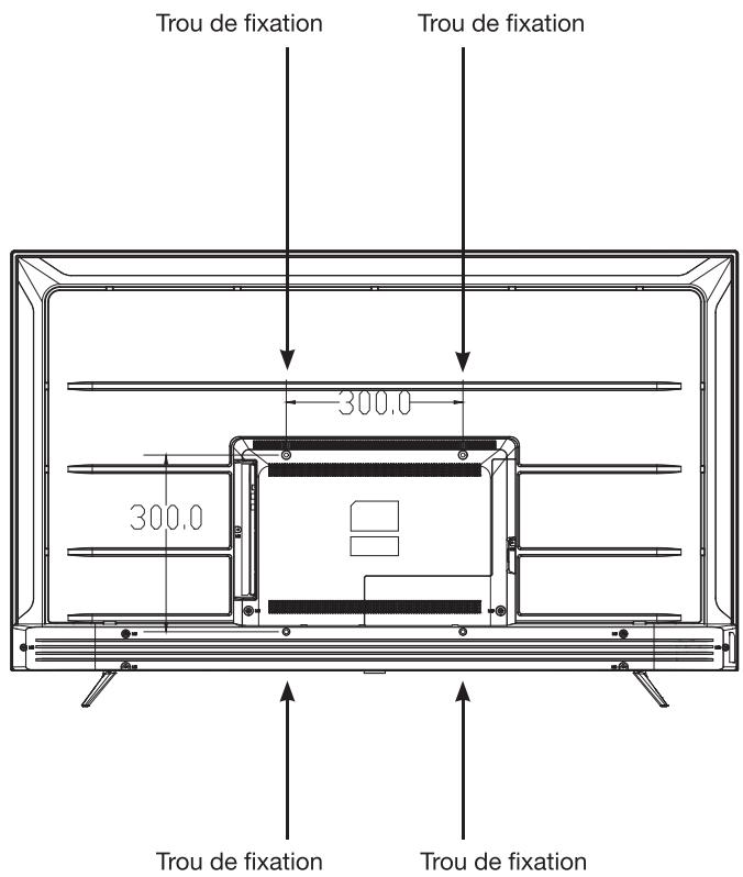 ESSENTIELB 50UHD-5010  -  55UHD-5010 - installation d'un support mural - 1
