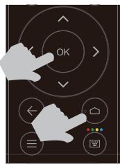 ESSENTIELB 50UHD-5010  -  55UHD-5010 - COUPLER LA TÉLECOMMANDE BLUETOOTH* AVEC LE TÉLVISEUR - 1