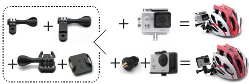 EASYPIX GOXTREME ENDURANCE - CONNECTER VOTRE APPAREIL PHOTO - 8