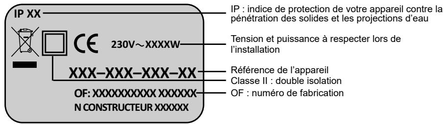 ACOVA FASSANE TMXP - Raccordement de l'appareil - 1
