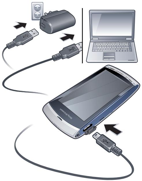 ERICSSON VIVAZ - Chargement du téléphone - 1