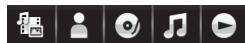 ERICSSON VIVAZ - Barred'affichage de la musique - 1