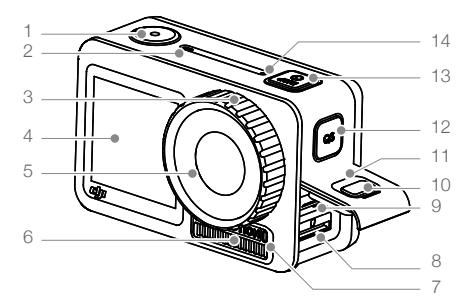 DJI OSMO ACTION - Vue d'ensemble - 1