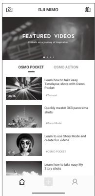 DJI OSMO ACTION - Application DJI mimo - 1