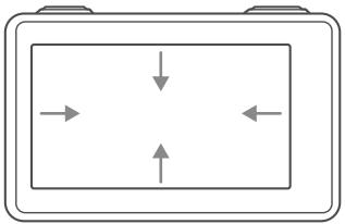 DJI OSMO ACTION - Fonctionnement de l'écran tactile - 1