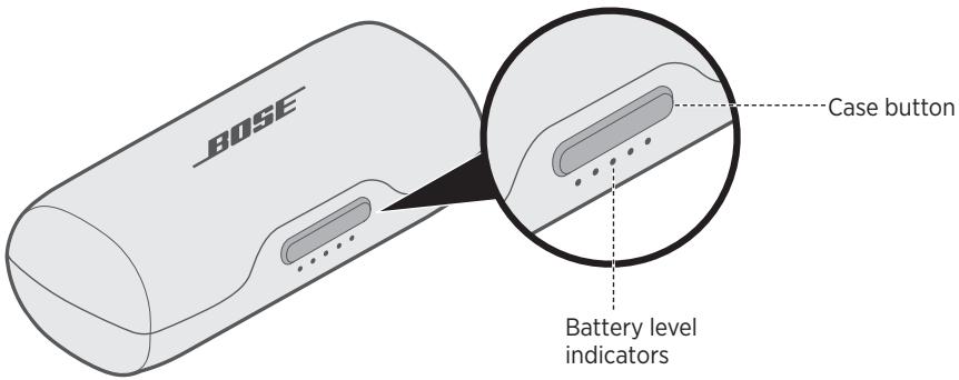 BOSE SOUNDSPORT - Check the case battery level - 1