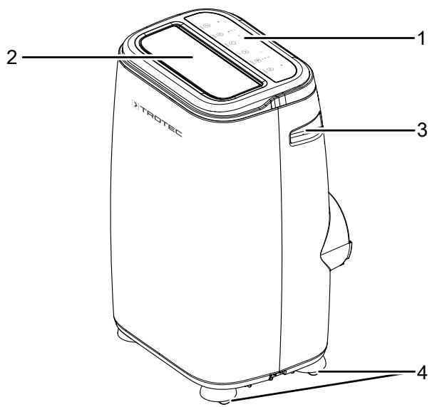 TROTEC PAC 3800 S - Représentation de l'appareil - 1