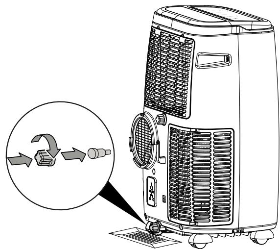 TROTEC PAC 3800 S - Vider le condensat (vidage manuel) - 2