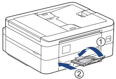 BROTHER DCP J1050DW - Chargez des feuilles ou du papier photo 2L dans le bac à papier - 1