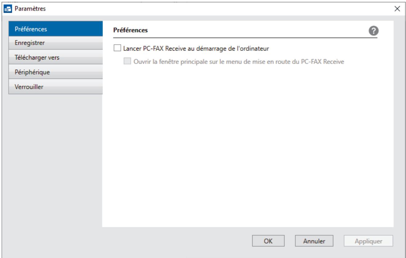 BROTHER DCP J1050DW - Verrouiller (disponible uniquement pour les administrateurs) - 1