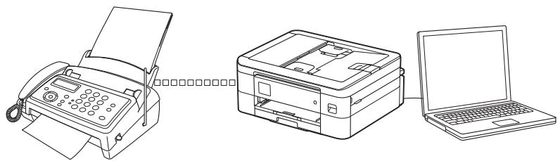 BROTHER DCP J1050DW - Recevoir des fax sur votre ordinateur (windows) - 1