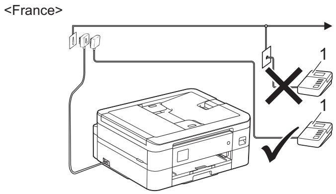BROTHER DCP J1050DW - Répondeur externe (répondeur téléphonique) - 1