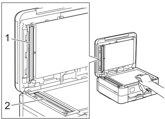 BROTHER DCP J1050DW - Nettoyer le scanner - 2