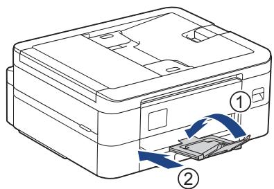 BROTHER DCP J1050DW - Charger des enveloppes dans le bac à papier - 4