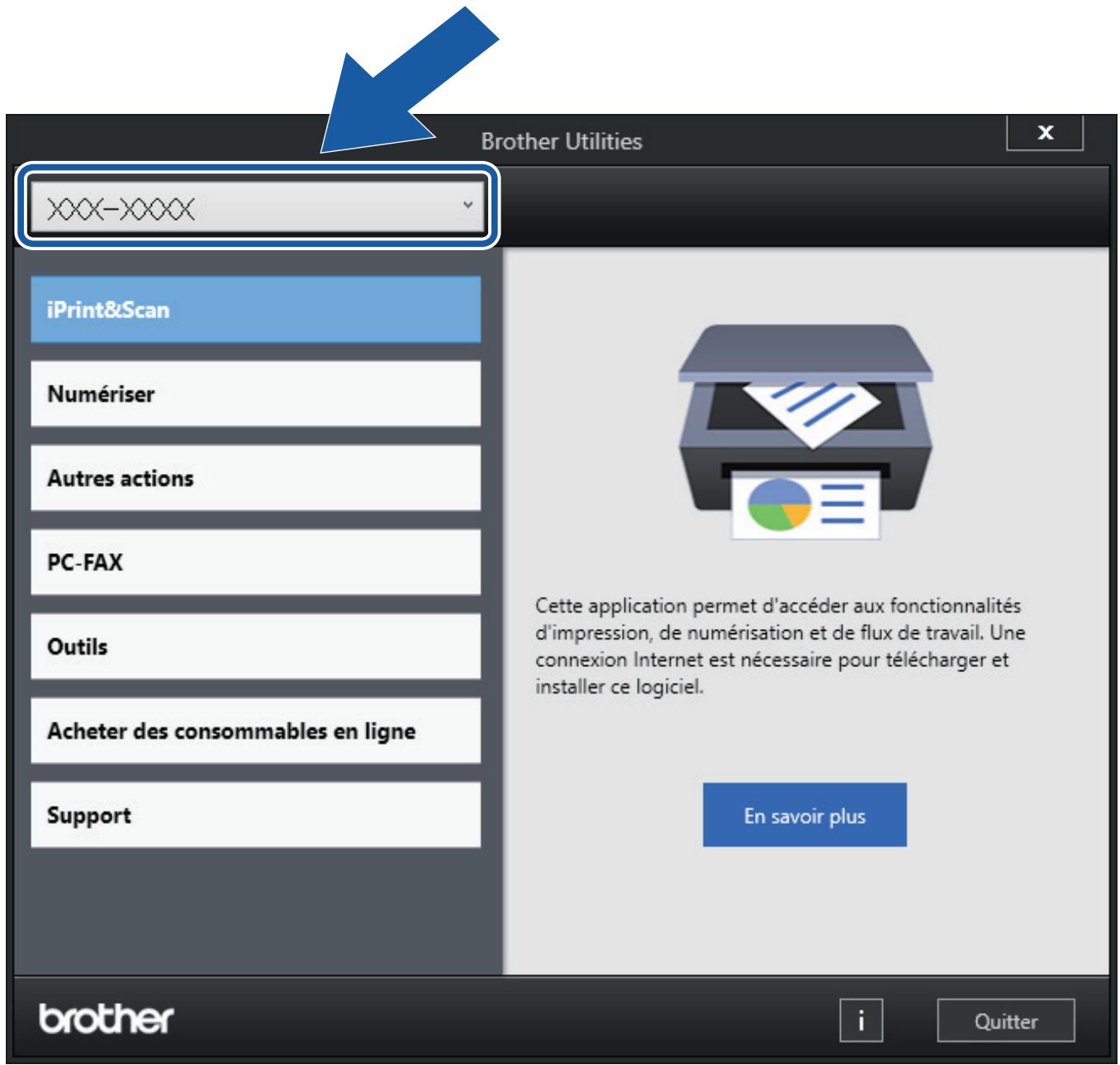 BROTHER DCP J1050DW - Accès aux utilisateurs brother (windows) - 1