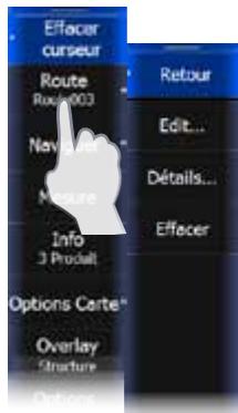 LOWRANCE GPS8-GEN2 - Création de routes à l'aide de waypoints existants - 2