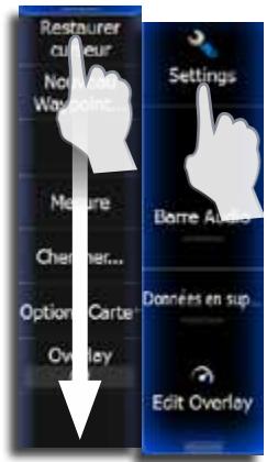 LOWRANCE GPS8-GEN2 - Paramètres Carte - 1