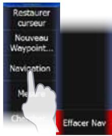 LOWRANCE GPS8-GEN2 - Fenêtre des paramètres de navigation - 1