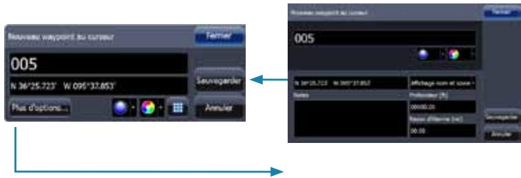 LOWRANCE GPS8-GEN2 - Utilisation du curseur pour positionner des waypoints - 1