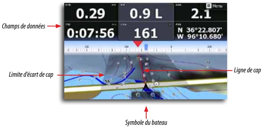 LOWRANCE GPS8-GEN2 - Page Barre - 1