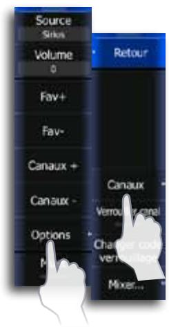 LOWRANCE GPS8-GEN2 - Utilisation de la radio SIRIUS - 1