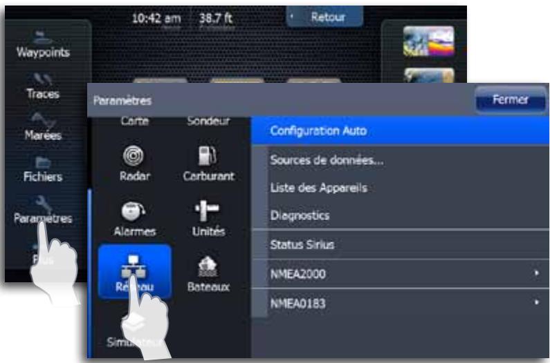 LOWRANCE GPS8-GEN2 - Mise en réseau - 1