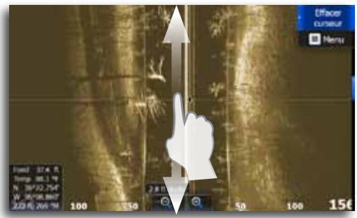 LOWRANCE GPS8-GEN2 - Visualisation de l'historique de StructureScan - 1