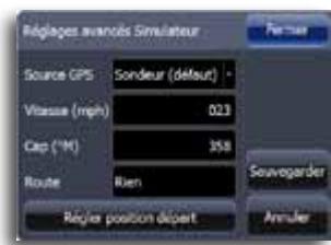 LOWRANCE GPS8-GEN2 - Réglages avancés Simulateur - 1