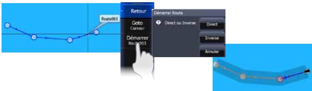 LOWRANCE GPS8-GEN2 - Suivre une route - 1
