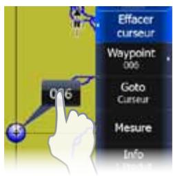 LOWRANCE GPS8-GEN2 - Utilisation de la boîte de dialogue Éditer Waypoint - 1