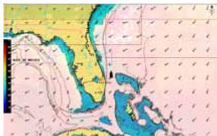 LOWRANCE GPS8-GEN2 - Transparence de la superposition météo - 2