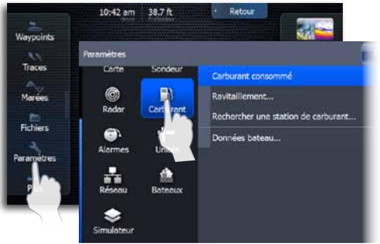 LOWRANCE GPS8-GEN2 - Carburant - 1