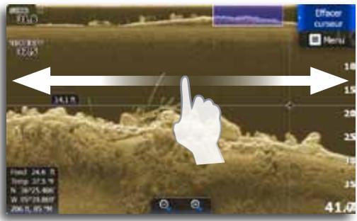 LOWRANCE GPS8-GEN2 - Visualisation de l'historique de StructureScan - 2