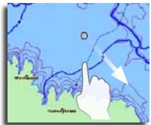 LOWRANCE GPS8-GEN2 - Mode d'assistance du curseur - 1