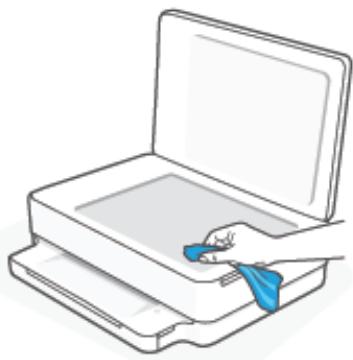 HP ENVY 6010E - Pour nettoyer la vitre du scanner - 4
