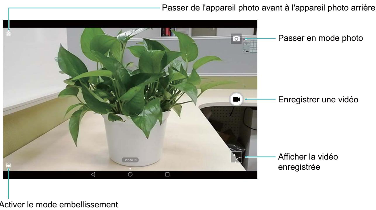 HUAWEI MEDIAPAD T3 10 - Enregistrer desVIDEOS avec l'appareil photo - 1